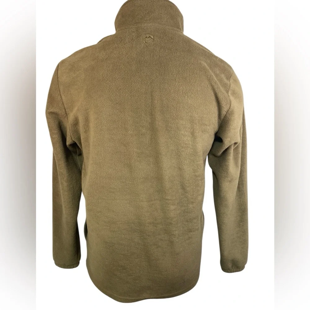 Magellan Outdoors Brown Full Zip-Up Fleece Jacket Men’s Medium